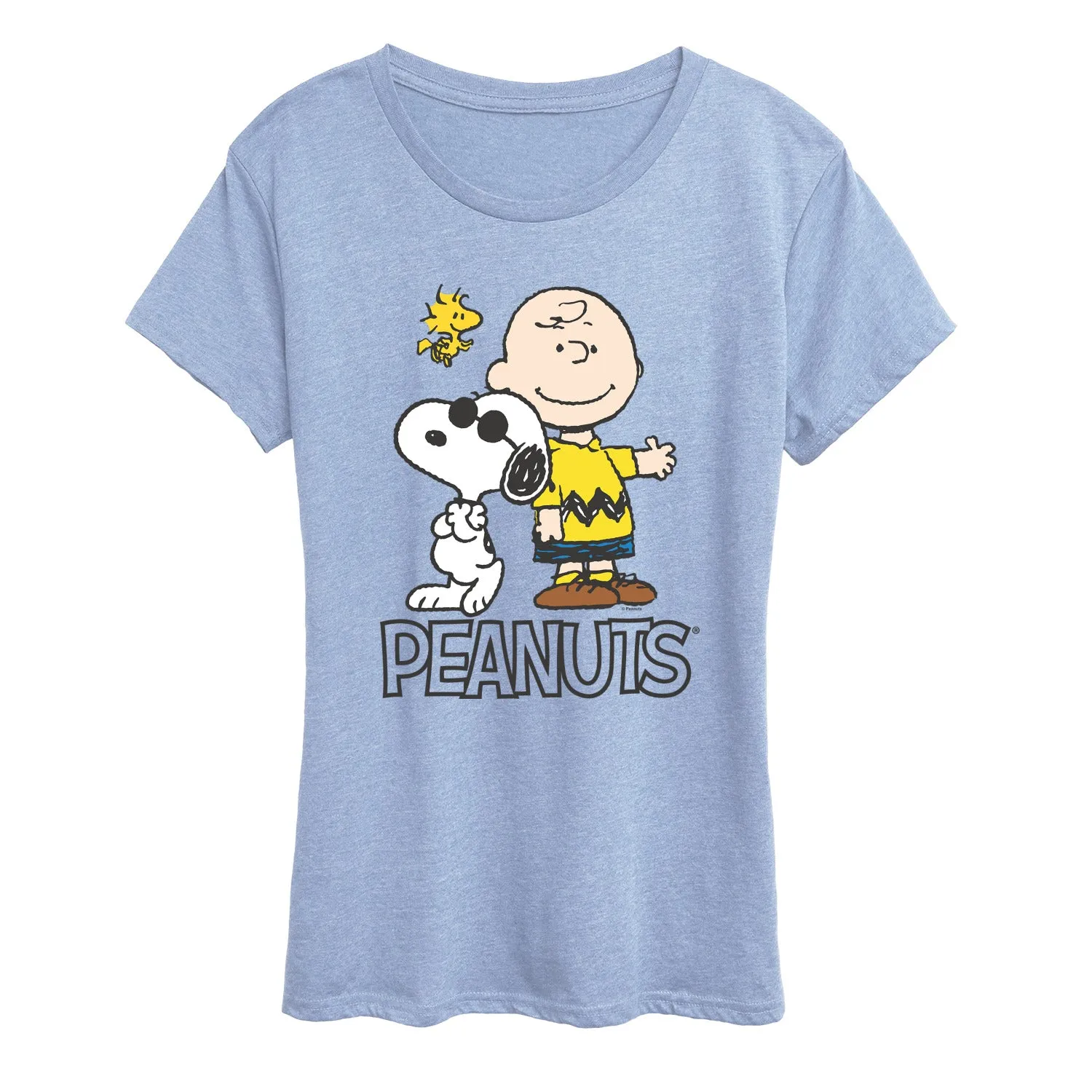 Peanuts - Charlie Brown, Snoopy & Woodstock - Women's Short Sleeve Graphic T-Shirt sold by Zulily product image thumbnail 3