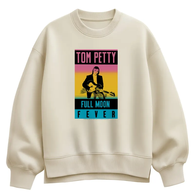 Tom Petty - Full Moon Fever - Women's Oversized Fleece Crew Sweatshirt sold by Zulily
