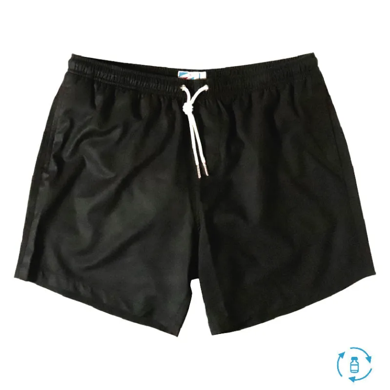 Bermies Men's Black Inseam Swim Trunks sold by Zulily
