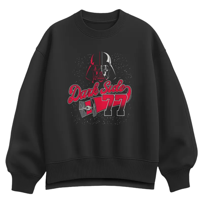 Star Wars - Sith Jersey - Women's Oversized Fleece Crew Sweatshirt made by Star Wars
