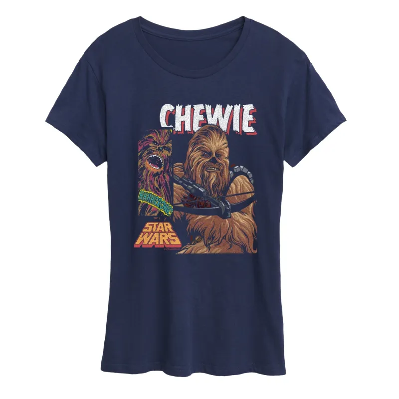 Star Wars - Chewie Boxes - Women's Short Sleeve Graphic T-Shirt made by Star Wars