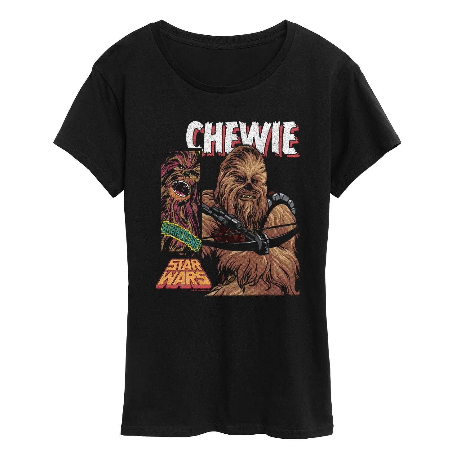 Star Wars - Chewie Boxes - Women's Short Sleeve Graphic T-Shirt sold by Zulily product image thumbnail 2