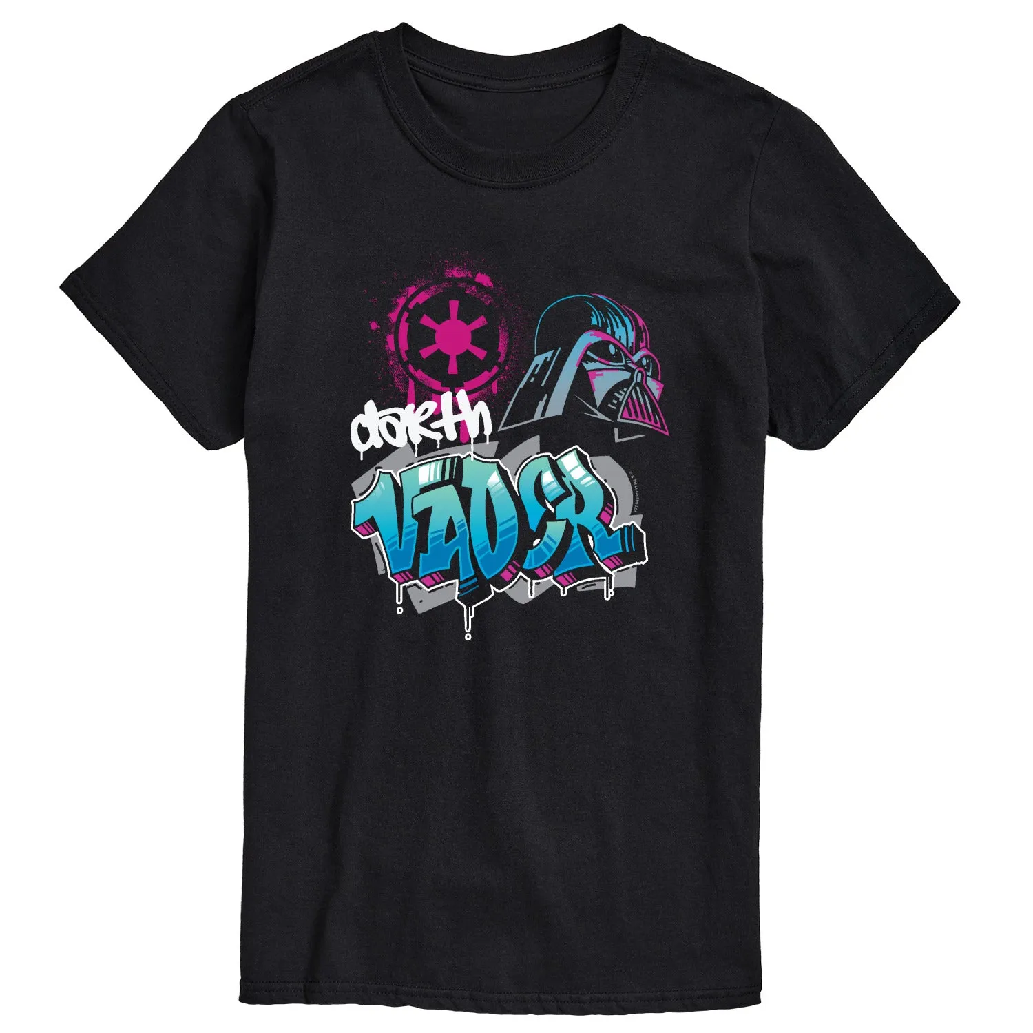 Star Wars - Vader Graffiti - Men's Short Sleeve Graphic T-Shirt sold by Zulily product image thumbnail 2