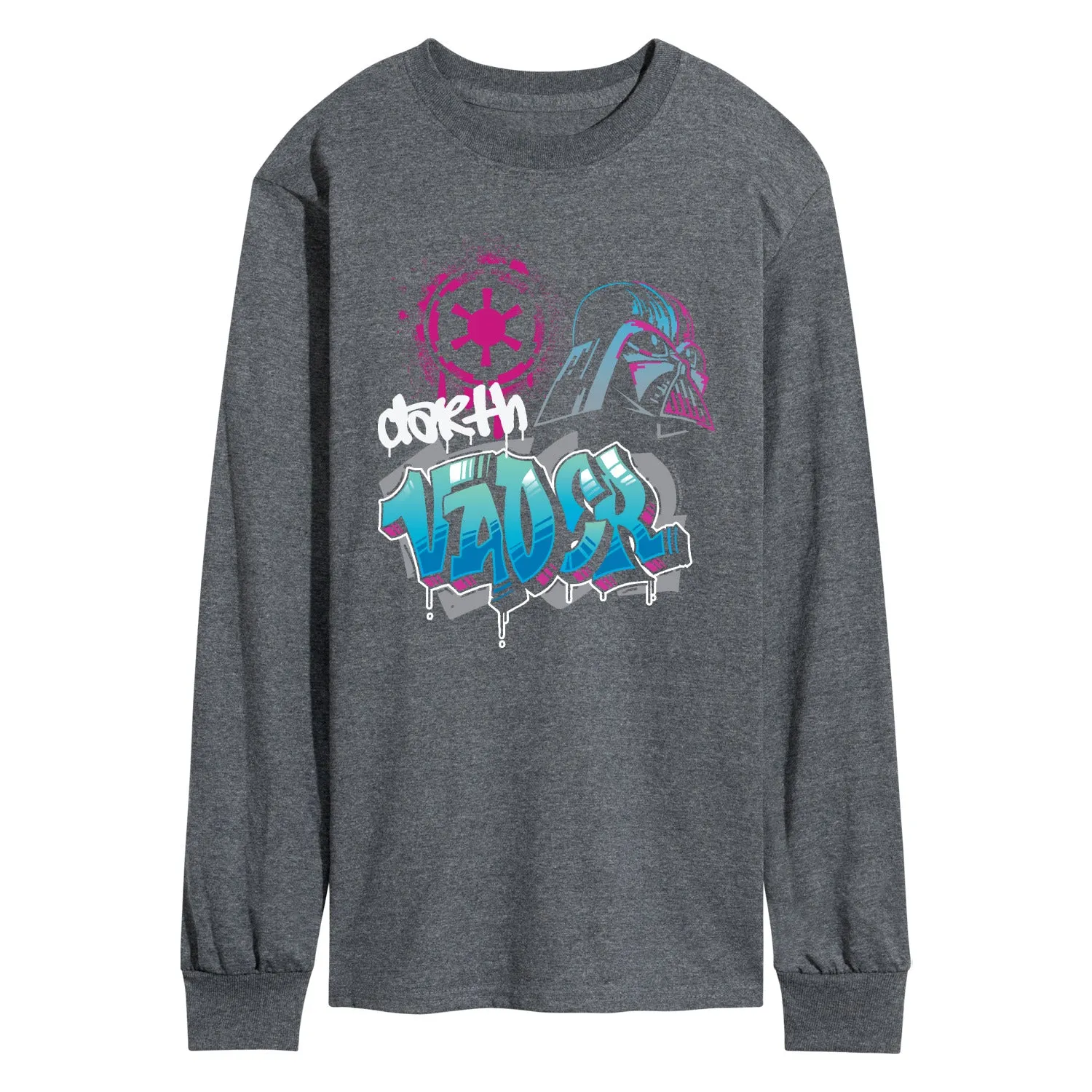 Star Wars - Vader Graffiti - Men's Long Sleeve Graphic T-Shirt sold by Zulily product image thumbnail 3