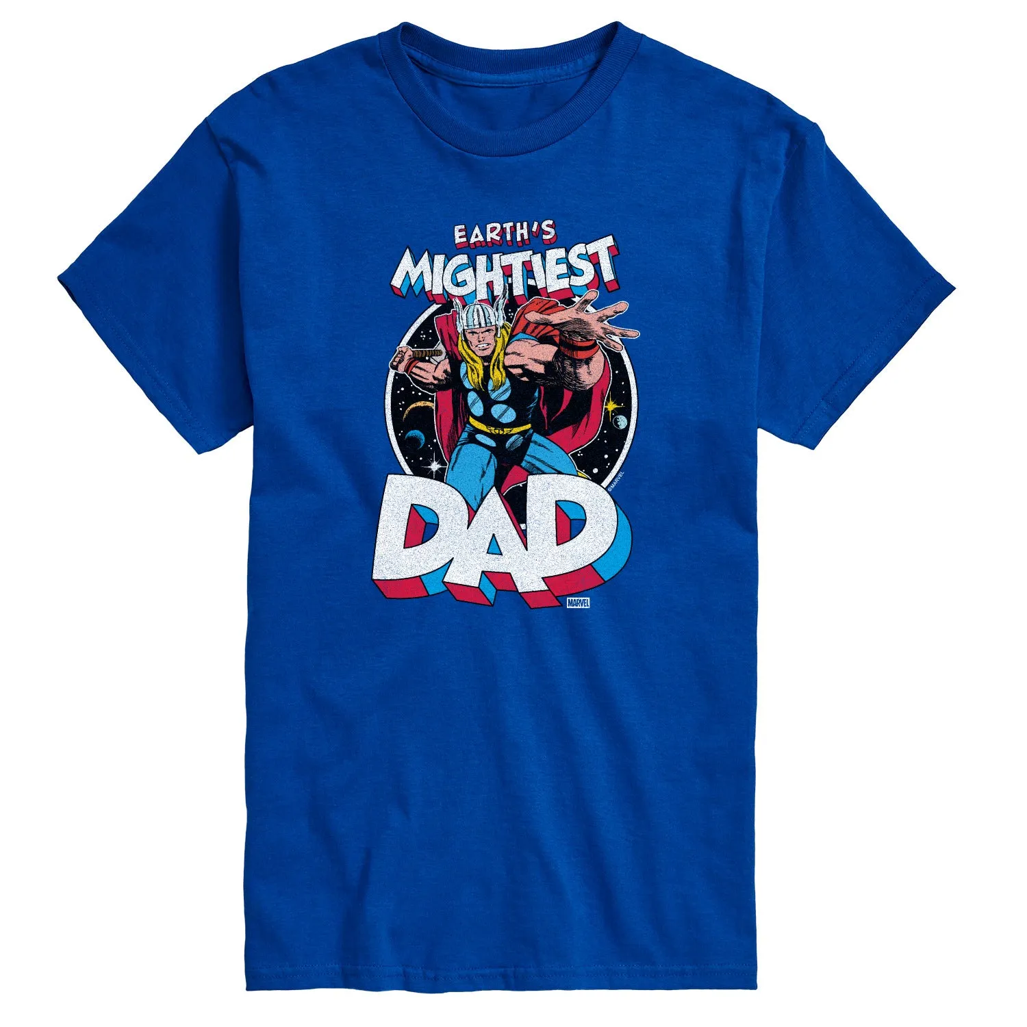 Thor - Mightiest Dad - Men's Short Sleeve Graphic T-Shirt sold by Zulily product image thumbnail 5