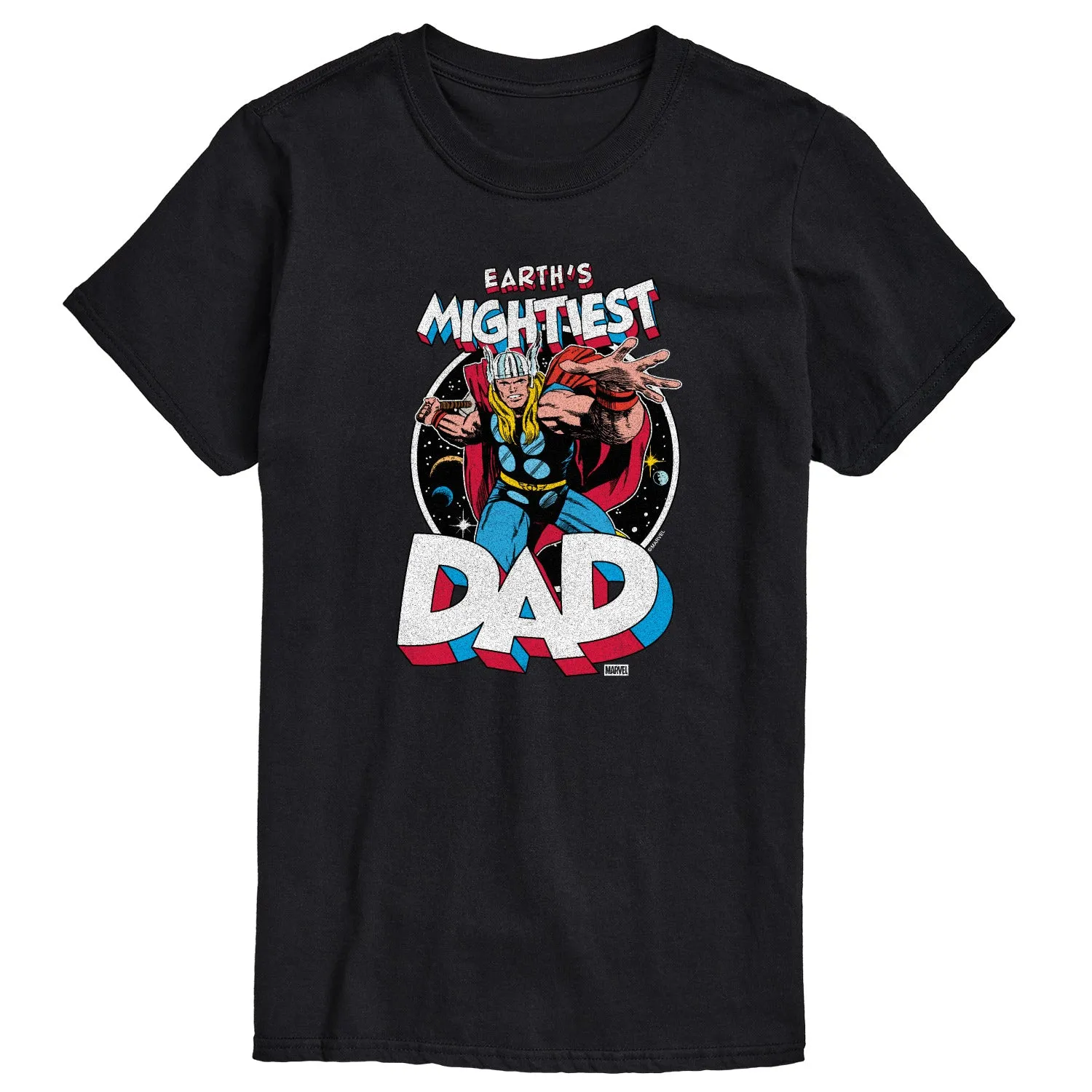 Thor - Mightiest Dad - Men's Short Sleeve Graphic T-Shirt sold by Zulily product image thumbnail 2