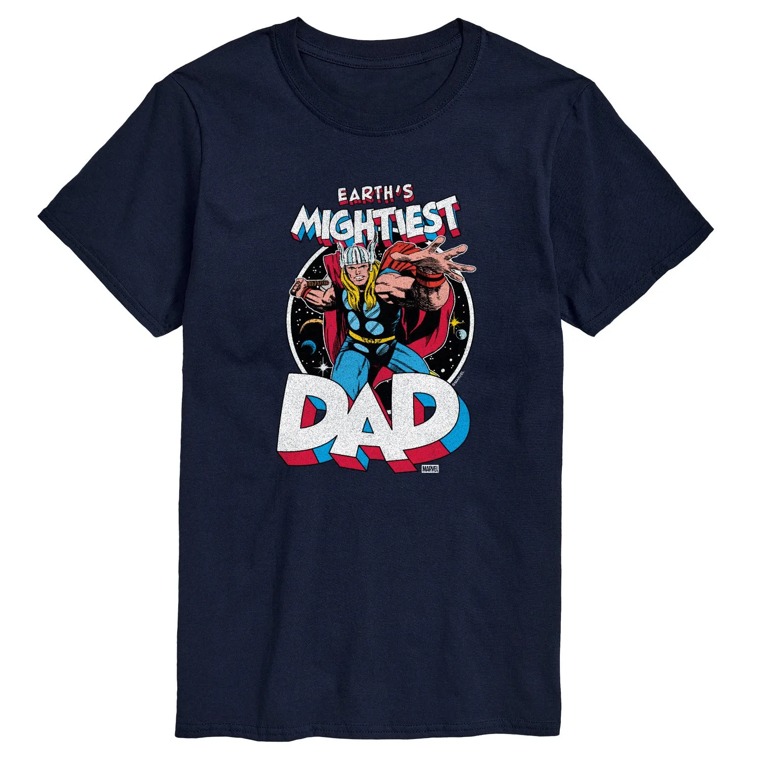 Thor - Mightiest Dad - Men's Short Sleeve Graphic T-Shirt sold by Zulily product image thumbnail 4