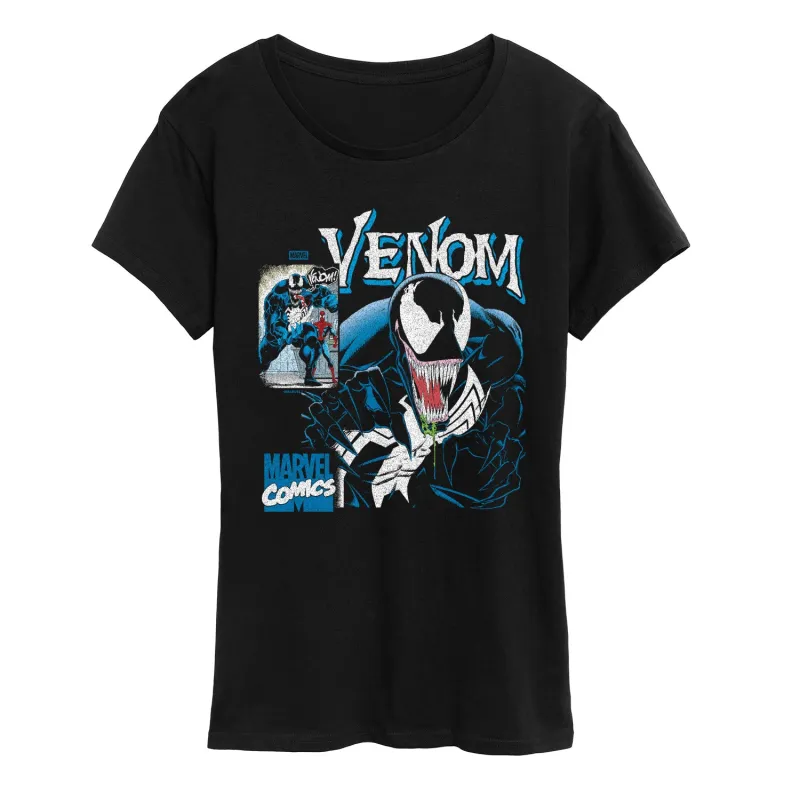 Marvel - Venom Bootleg - Women's Short Sleeve Graphic T-Shirt made by Marvel