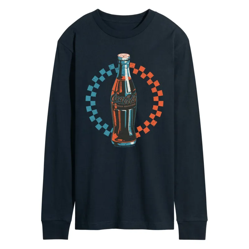 Coca-cola - Coke Bottle Checks - Men's Long Sleeve Graphic T-shirt made by Coca-Cola