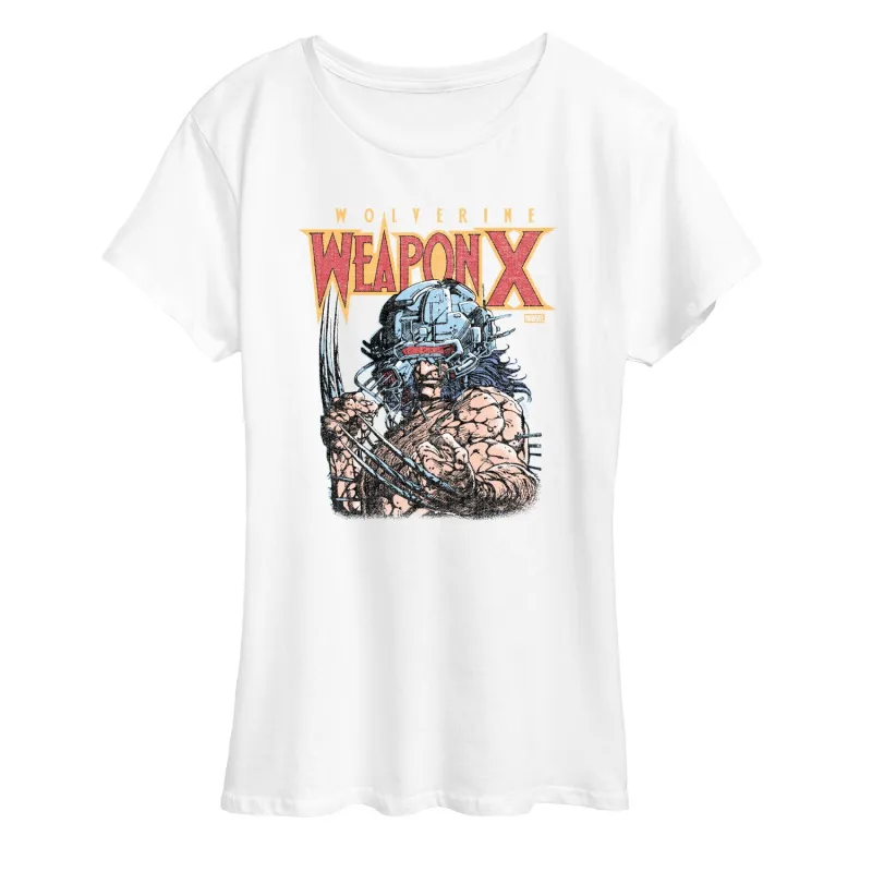 Wolverine - Weapon X - Women's Short Sleeve Graphic T-Shirt sold by Zulily