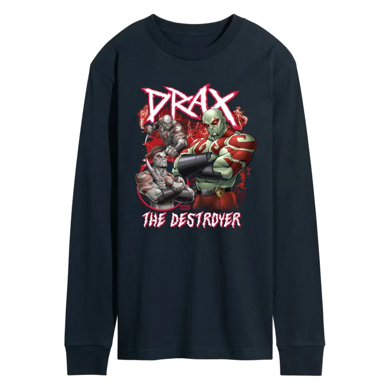 Guardians of the Galaxy - Drax Wrestling - Men's Long Sleeve Graphic T-Shirt made by Zulily