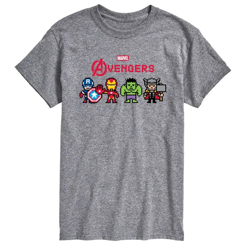 Marvel - Avengers 8 Bit - Men's Short Sleeve Graphic T-Shirt sold by Zulily