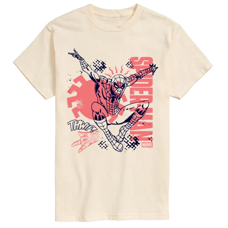 Marvel - Spiderman Doodle - Men's Short Sleeve Graphic T-Shirt sold by Zulily