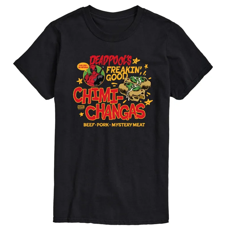Marvel - Deadpool's Chimichangas - Men's Short Sleeve Graphic T-Shirt sold by Zulily