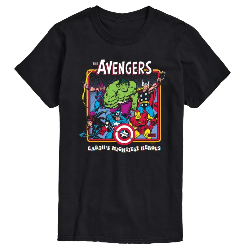 Avengers - Earth's Mightiest Heroes - Men's Short Sleeve Graphic T-Shirt sold by Zulily