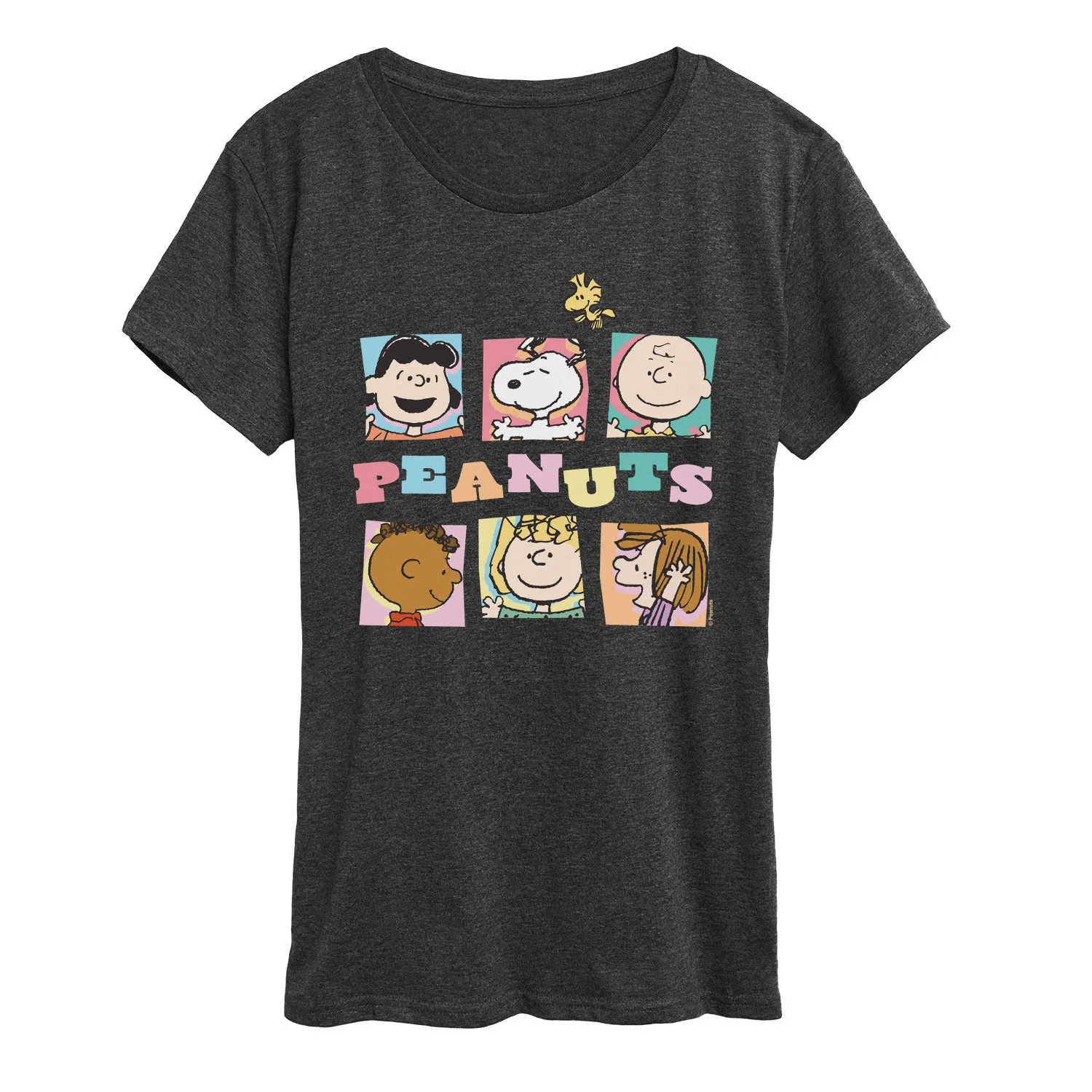 Peanuts - Character Boxes - Women's Short Sleeve Graphic T-Shirt sold by Zulily product image thumbnail 2