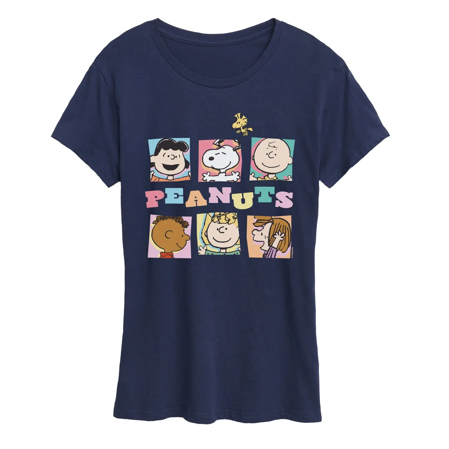 Peanuts - Character Boxes - Women's Short Sleeve Graphic T-Shirt sold by Zulily product image thumbnail 3