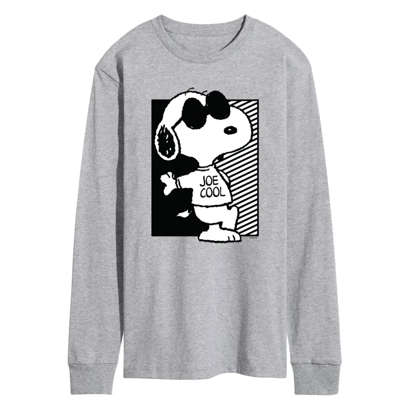 Peanuts - Snoopy Too Cool - Men's Long Sleeve Graphic T-Shirt made by Zulily