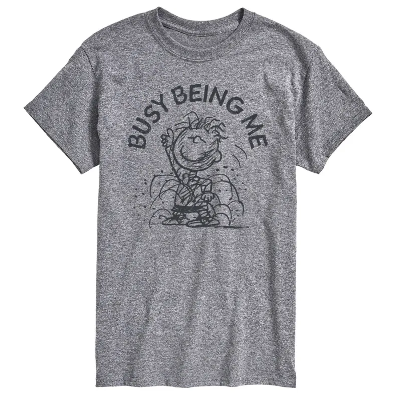Peanuts - Busy Being Me Pigpen - Men's Short Sleeve Graphic T-Shirt made by Peanuts