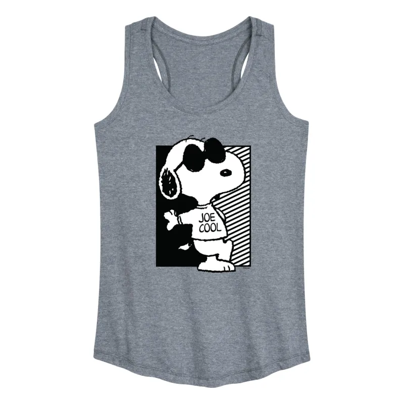 Peanuts - Snoopy Too Cool - Women's Racerback Graphic Tank sold by Zulily