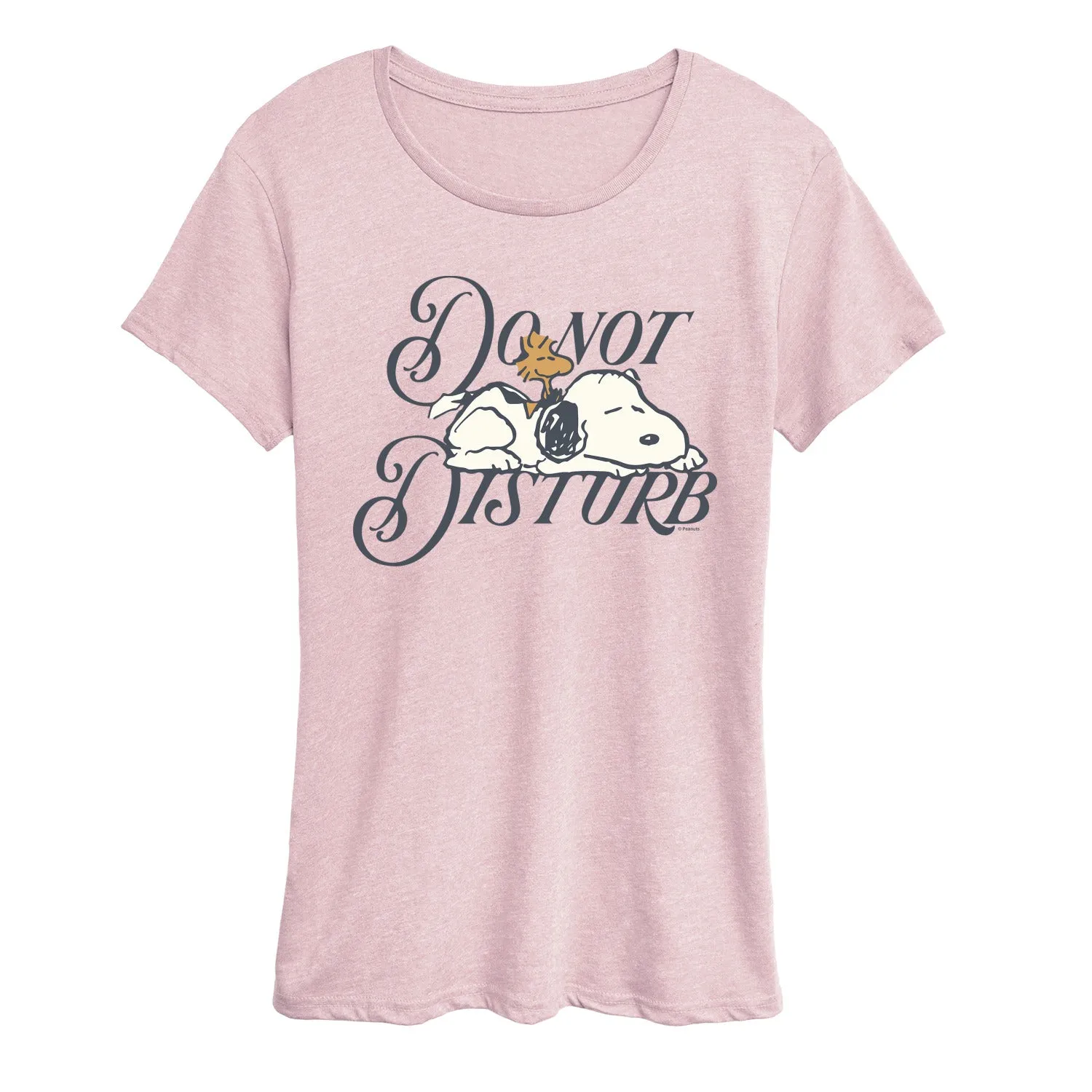 Peanuts - Do Not Disturb Snoopy - Women's Short Sleeve Graphic T-Shirt sold by Zulily product image thumbnail 3