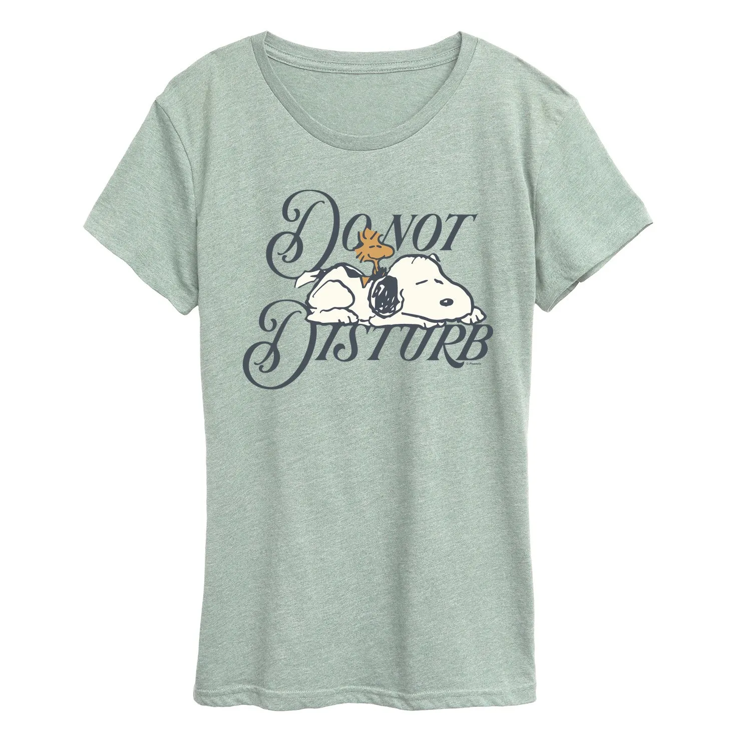 Peanuts - Do Not Disturb Snoopy - Women's Short Sleeve Graphic T-Shirt sold by Zulily product image thumbnail 4