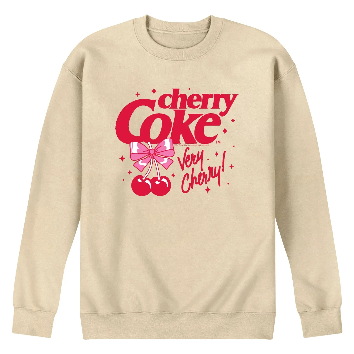 Coca-Cola - Very Cherry Coke - Men's Crew Fleece Sweatshirt sold by Zulily