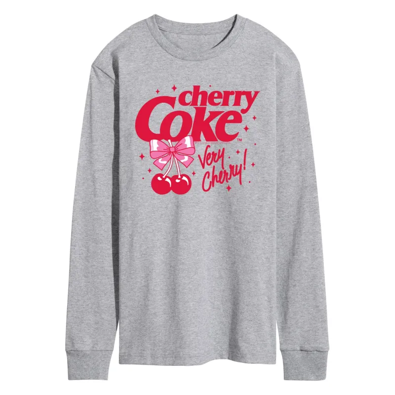 Coca-Cola - Very Cherry Coke - Men's Long Sleeve Graphic T-Shirt made by Coca-Cola