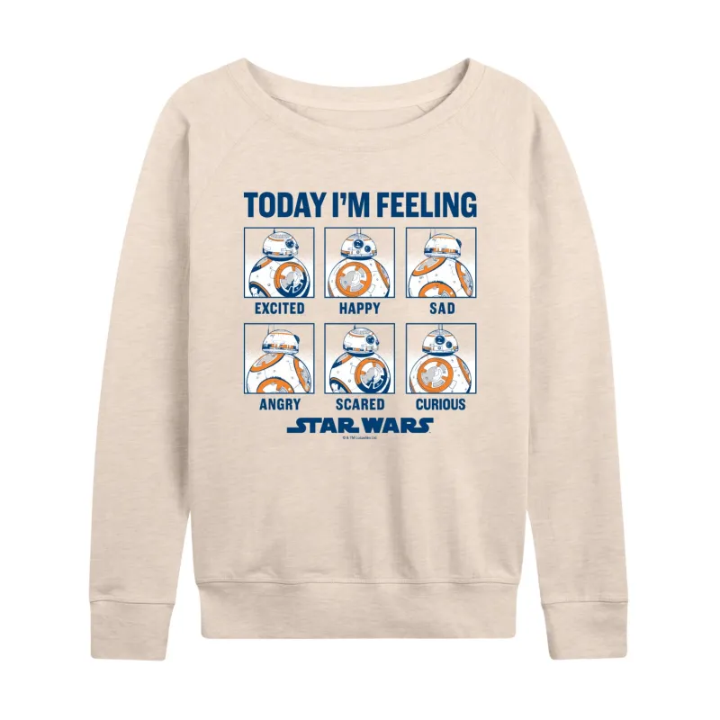 The Force Awakens - Today I'm Feeling - Women's French Terry Long Sleeve Pullover sold by Zulily
