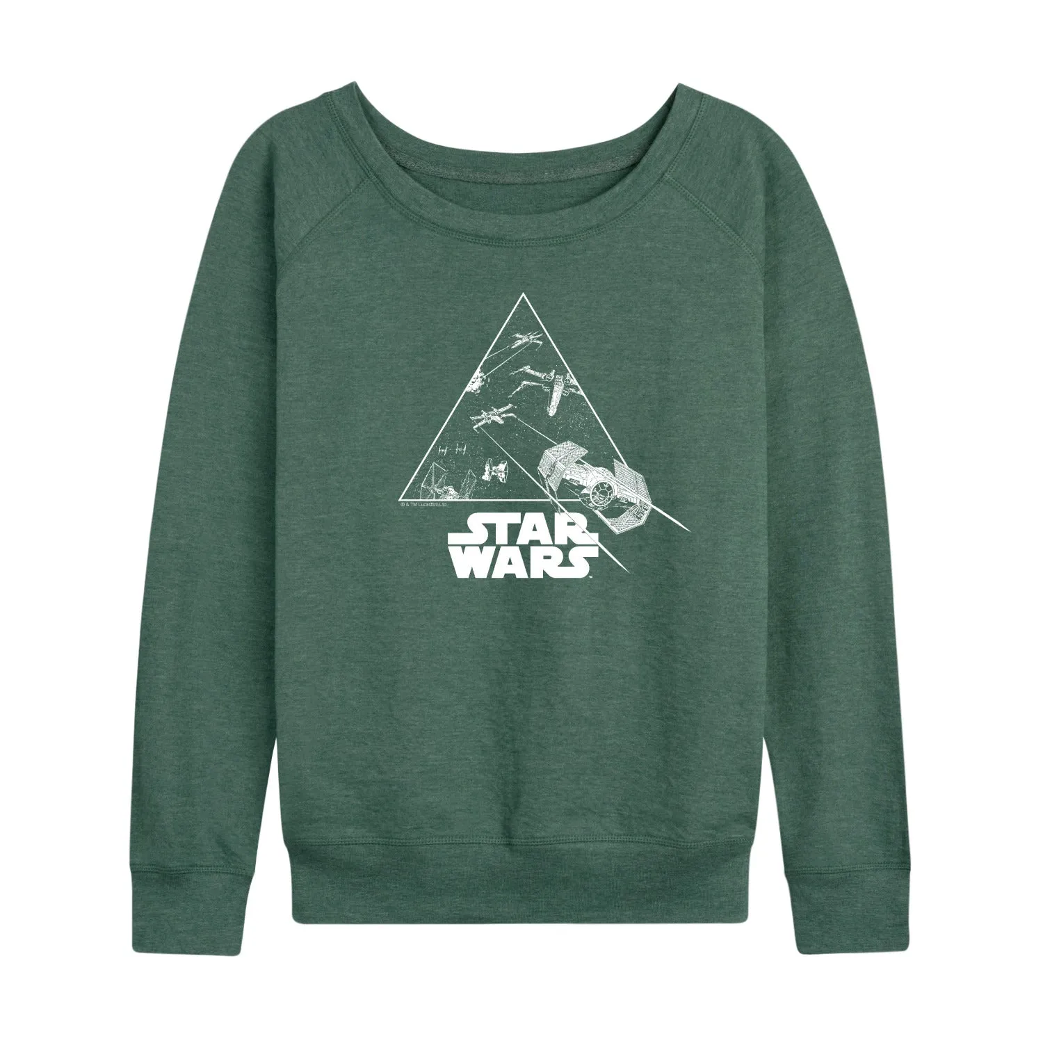 Star Wars - Ship Battle - Women's French Terry Long Sleeve Pullover sold by Zulily product image thumbnail 4
