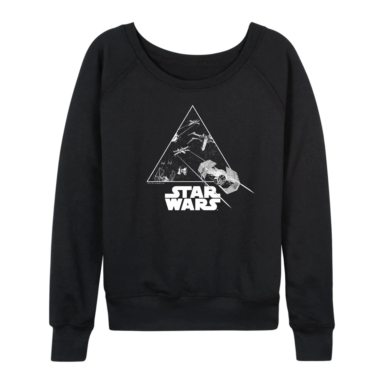 Star Wars - Ship Battle - Women's French Terry Long Sleeve Pullover sold by Zulily