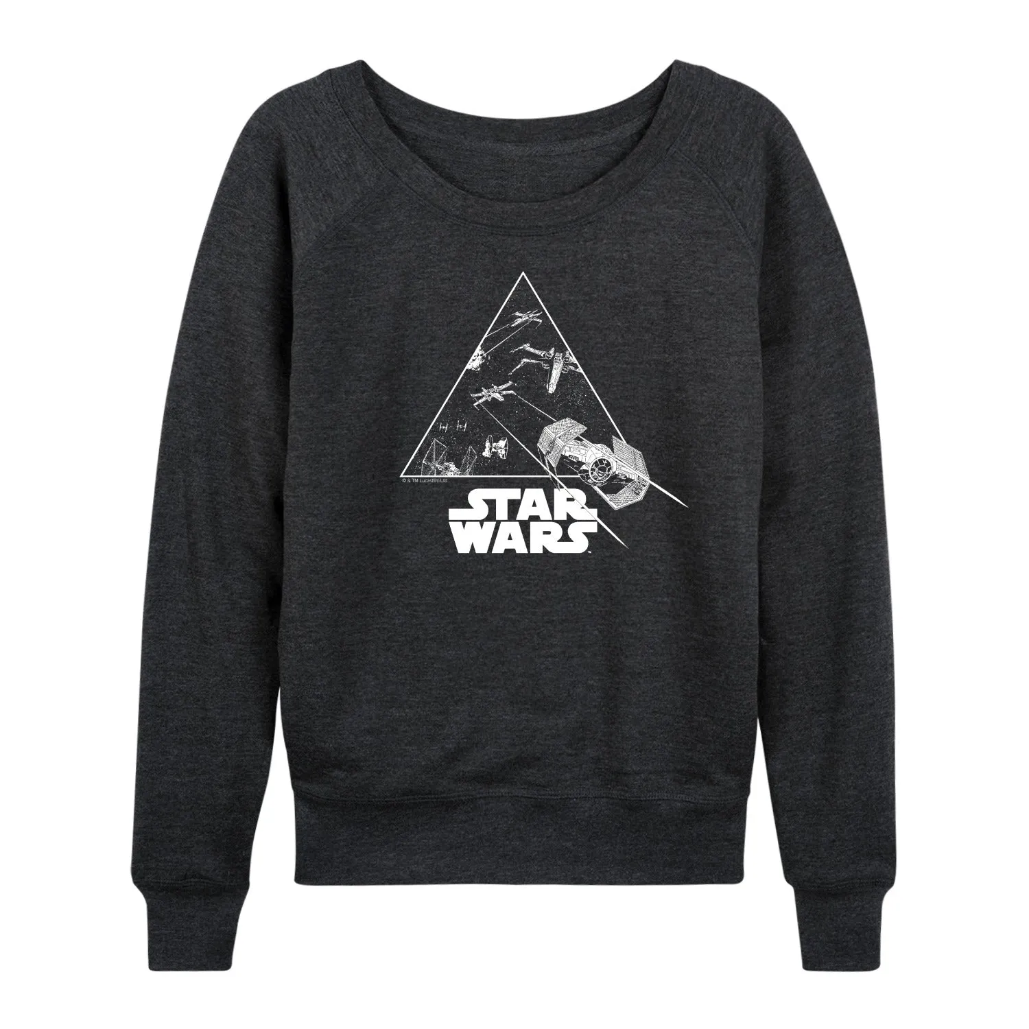 Star Wars - Ship Battle - Women's French Terry Long Sleeve Pullover sold by Zulily product image thumbnail 2