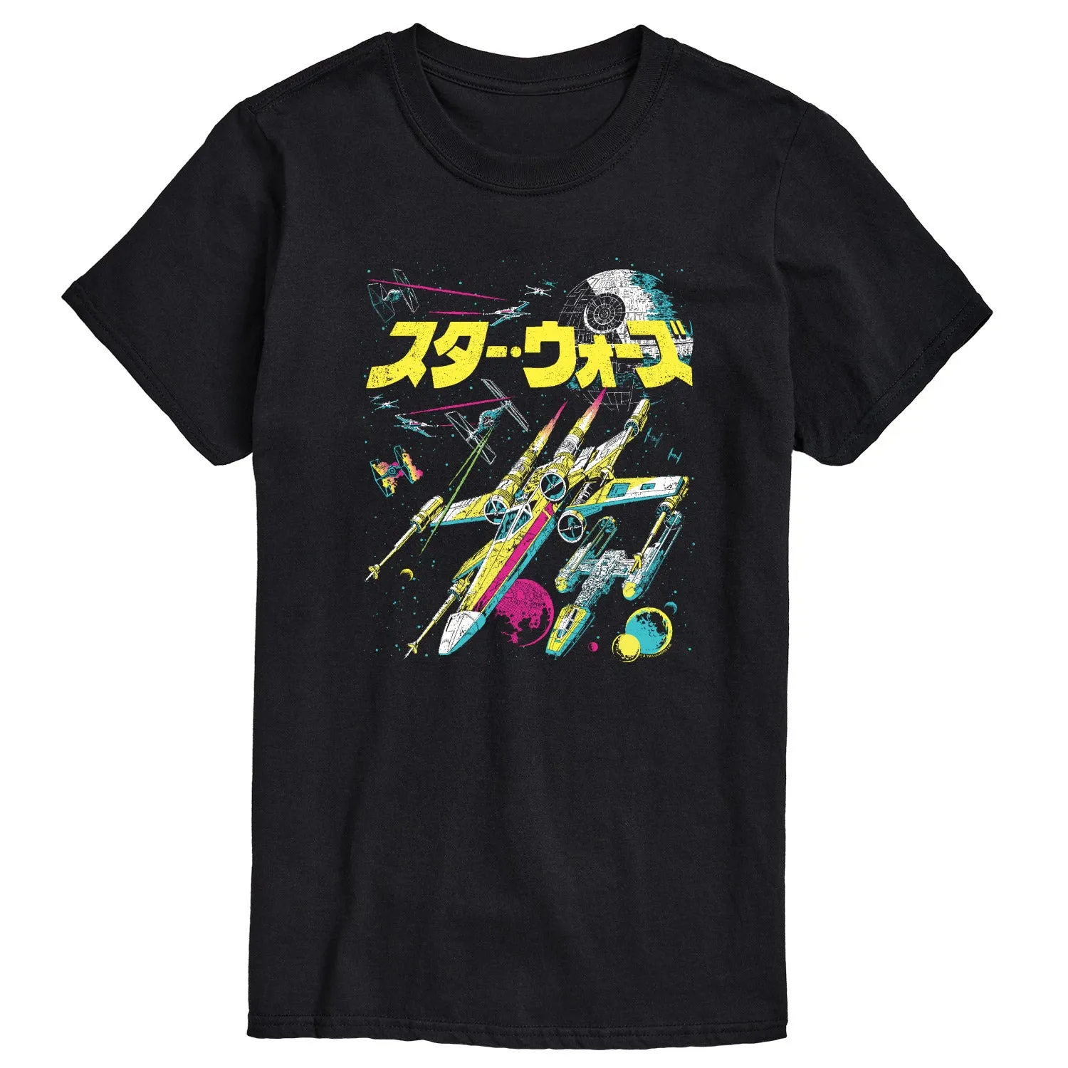 Star Wars - Kanji Pop Color - Men's Short Sleeve Graphic T-Shirt sold by Zulily