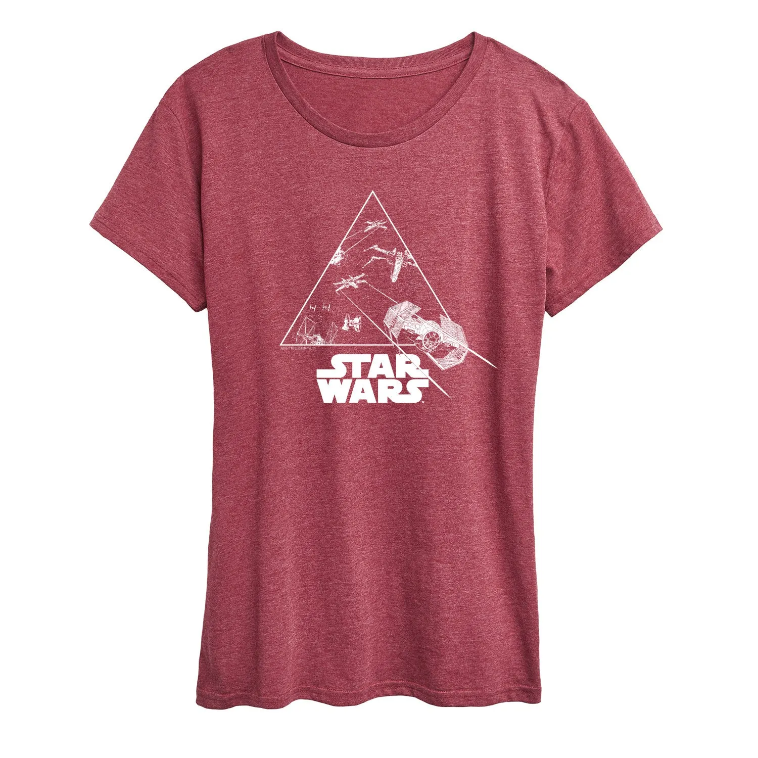 Star Wars - Ship Battle - Women's Short Sleeve Graphic T-Shirt sold by Zulily product image thumbnail 5
