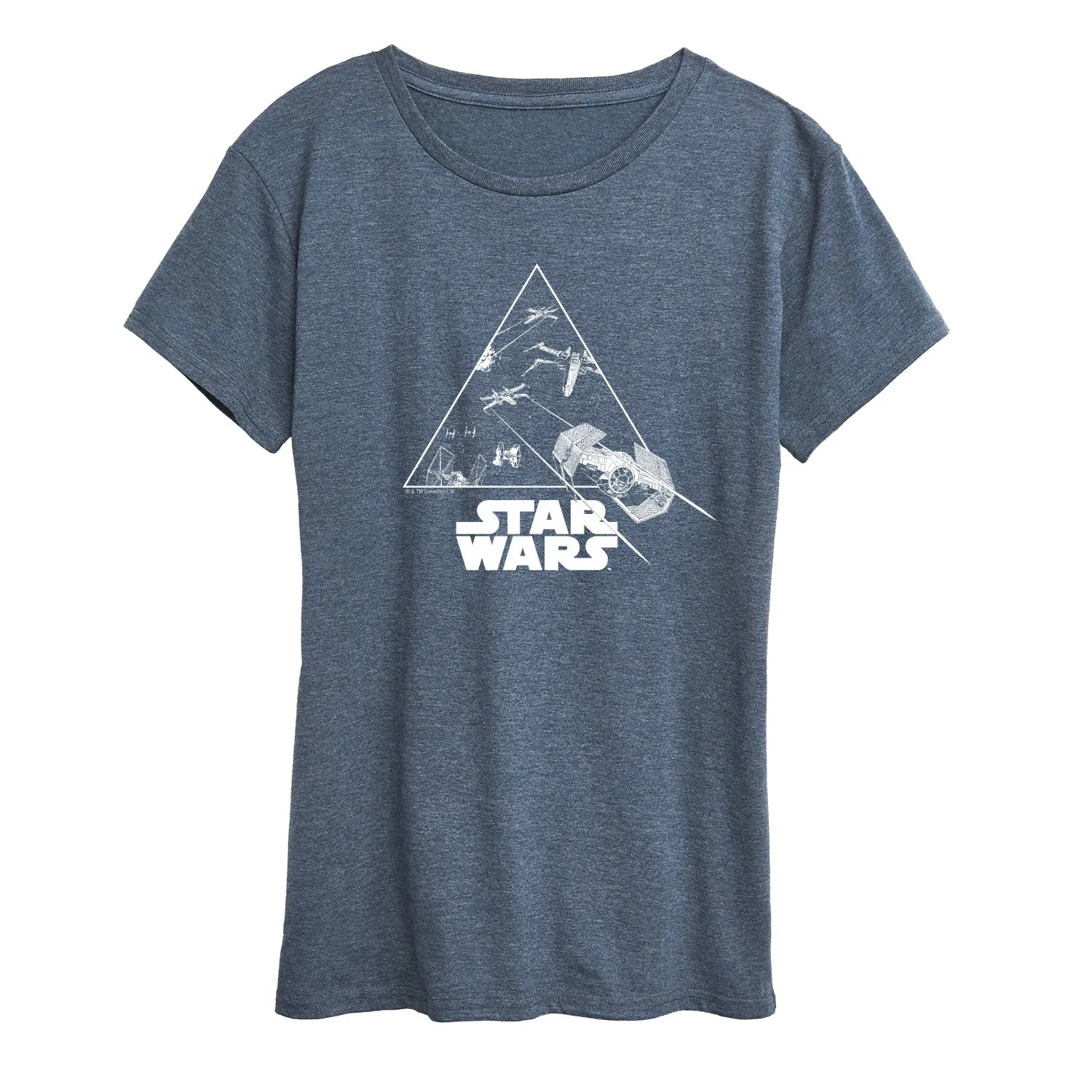 Star Wars - Ship Battle - Women's Short Sleeve Graphic T-Shirt sold by Zulily product image thumbnail 2
