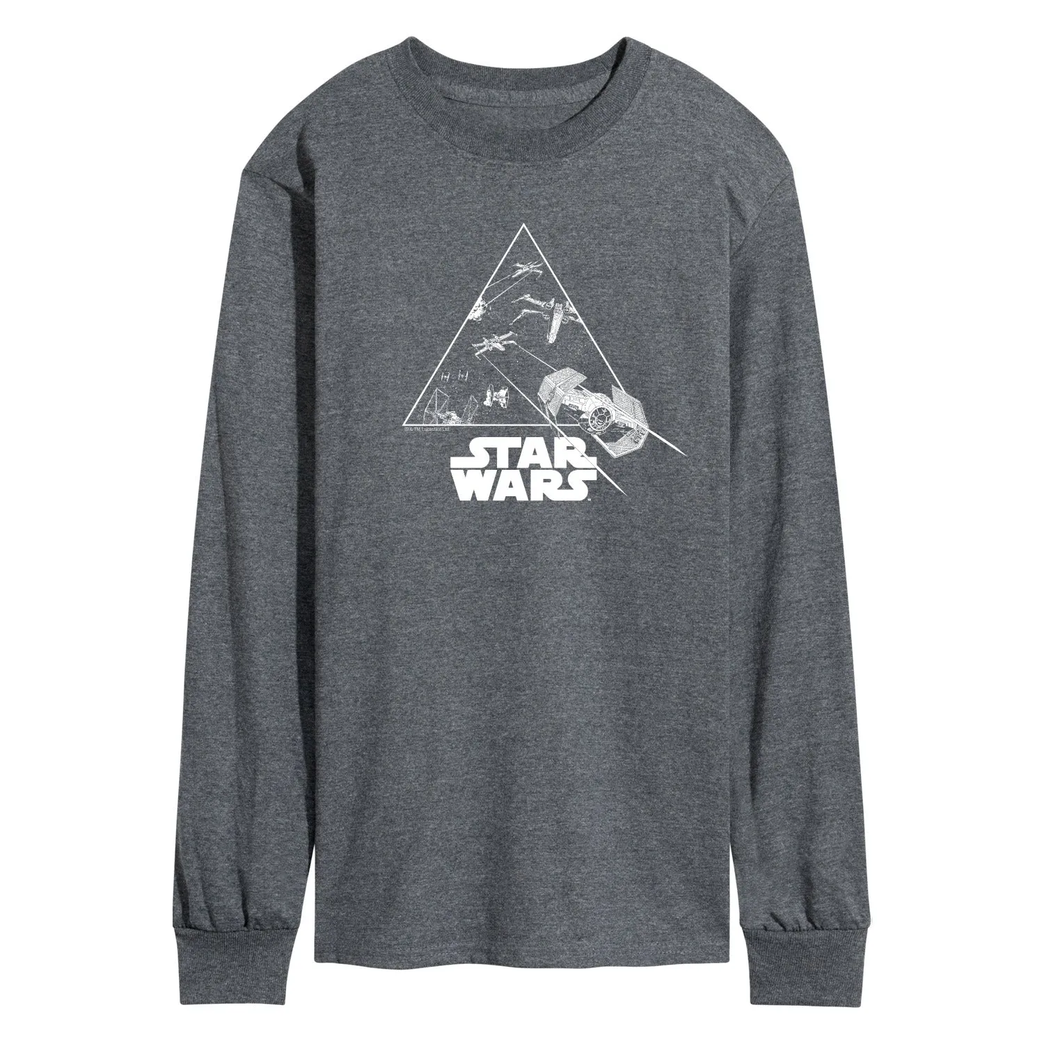 Star Wars - Ship Battle - Men's Long Sleeve Graphic T-Shirt sold by Zulily product image thumbnail 2