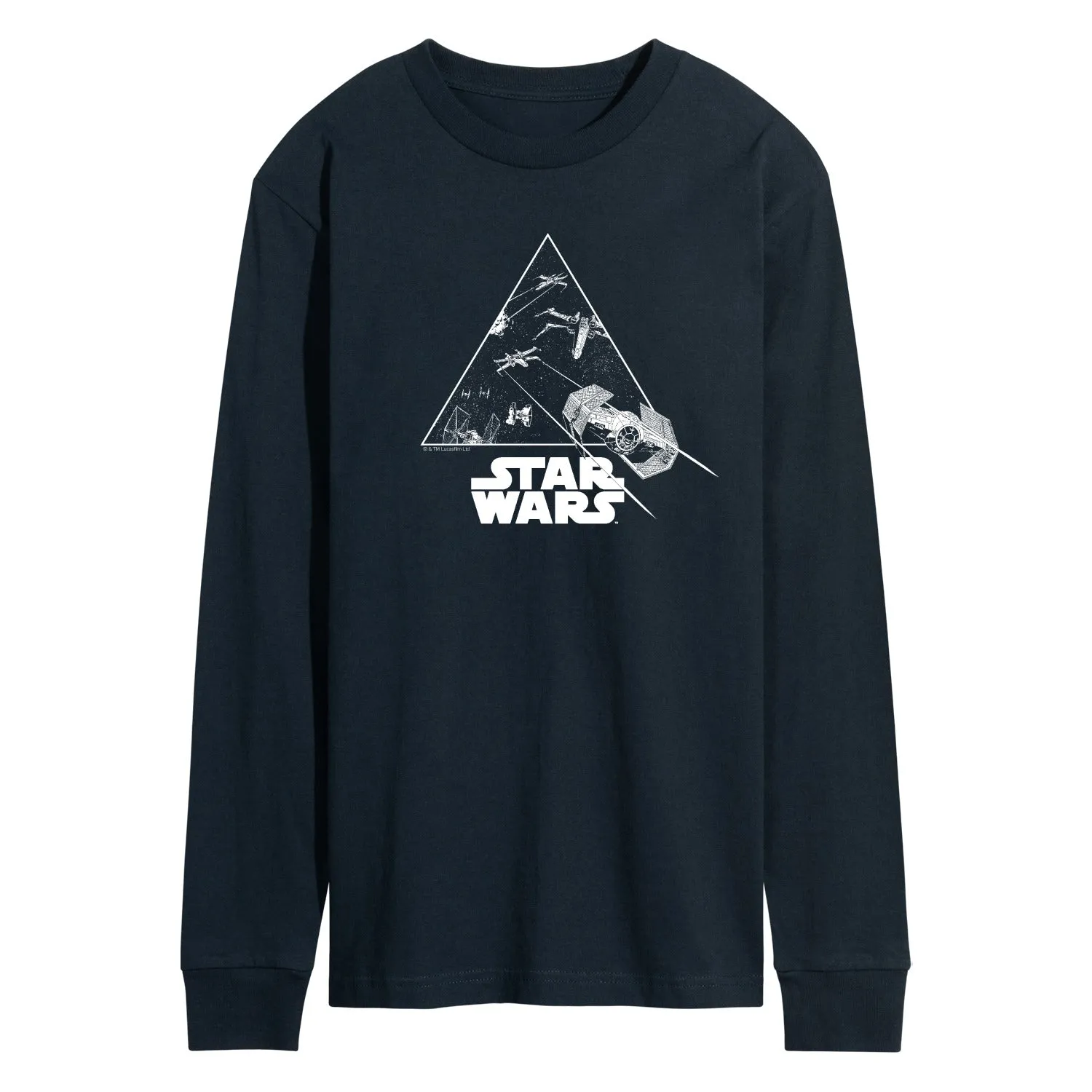 Star Wars - Ship Battle - Men's Long Sleeve Graphic T-Shirt sold by Zulily product image thumbnail 3