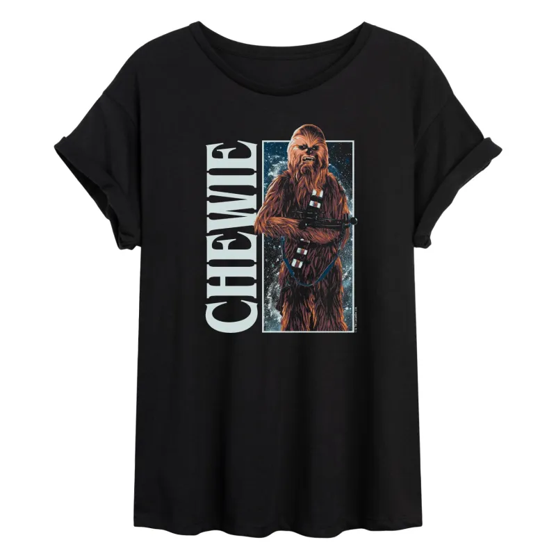 Star Wars - Chewie - Juniors Oversized Graphic T-Shirt made by Star Wars