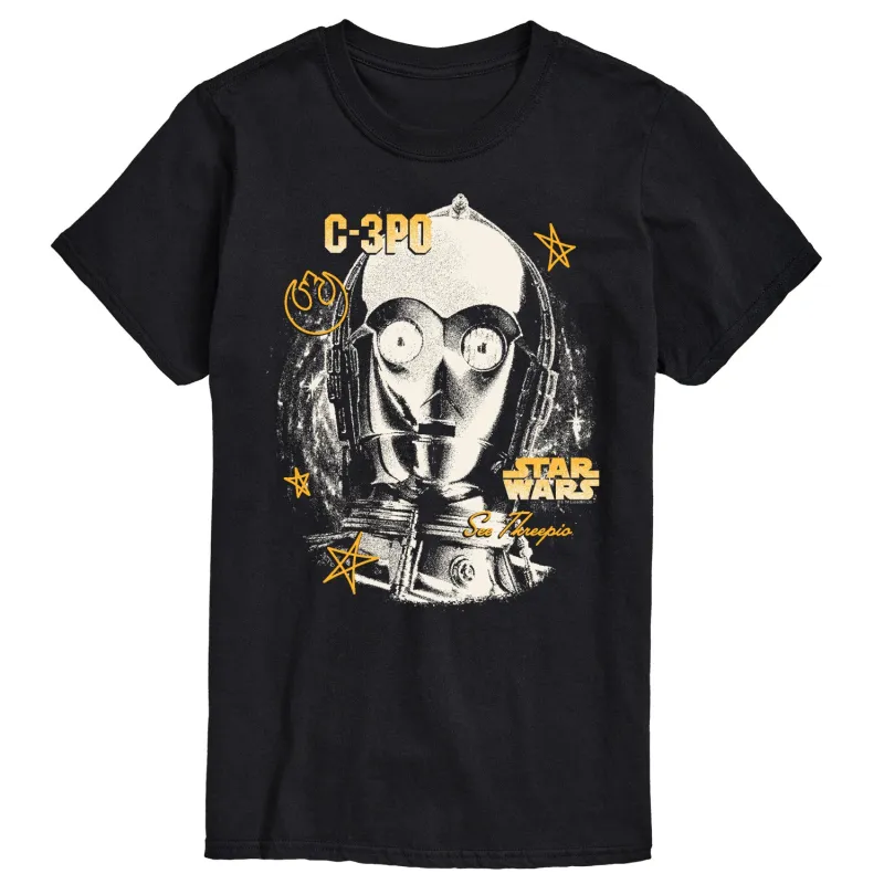Star Wars - C-3PO - Men's Short Sleeve Graphic T-Shirt made by Star Wars