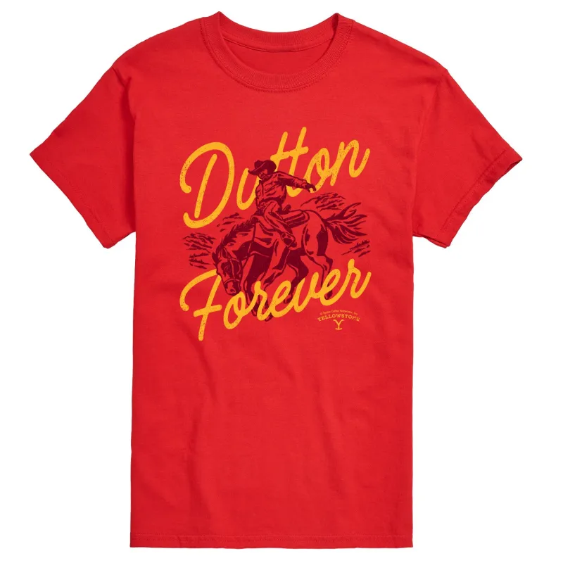 Yellowstone - Dutton Forever - Men's Short Sleeve Graphic T-Shirt made by Zulily