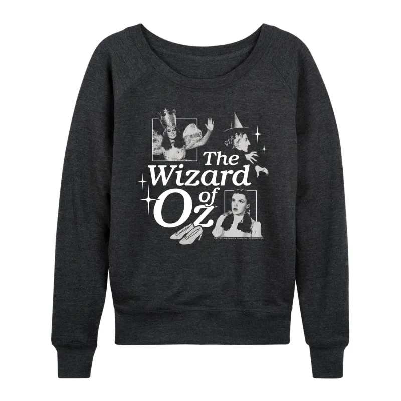 Wizard of Oz - Iconic Squares - Women's French Terry Long Sleeve Pullover made by Zulily