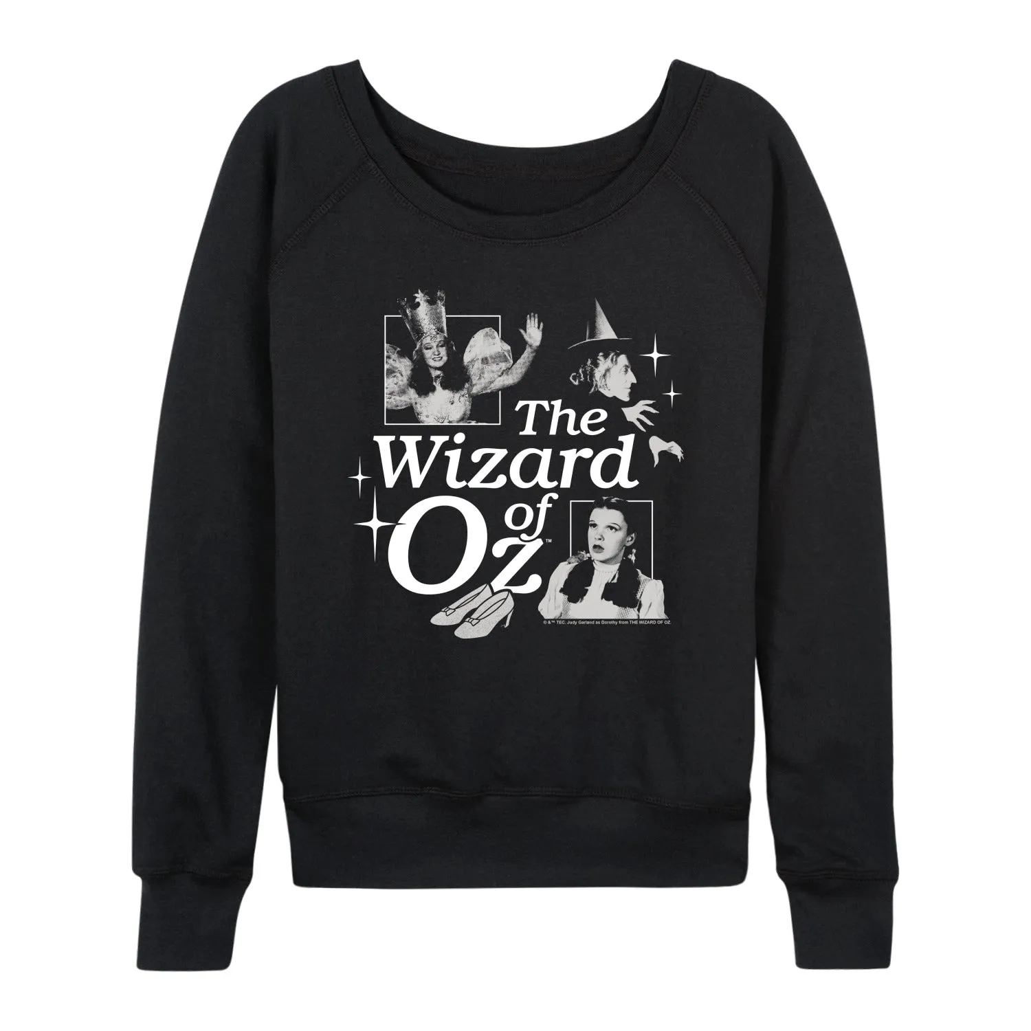 Wizard of Oz - Iconic Squares - Women's French Terry Long Sleeve Pullover sold by Zulily product image thumbnail 2