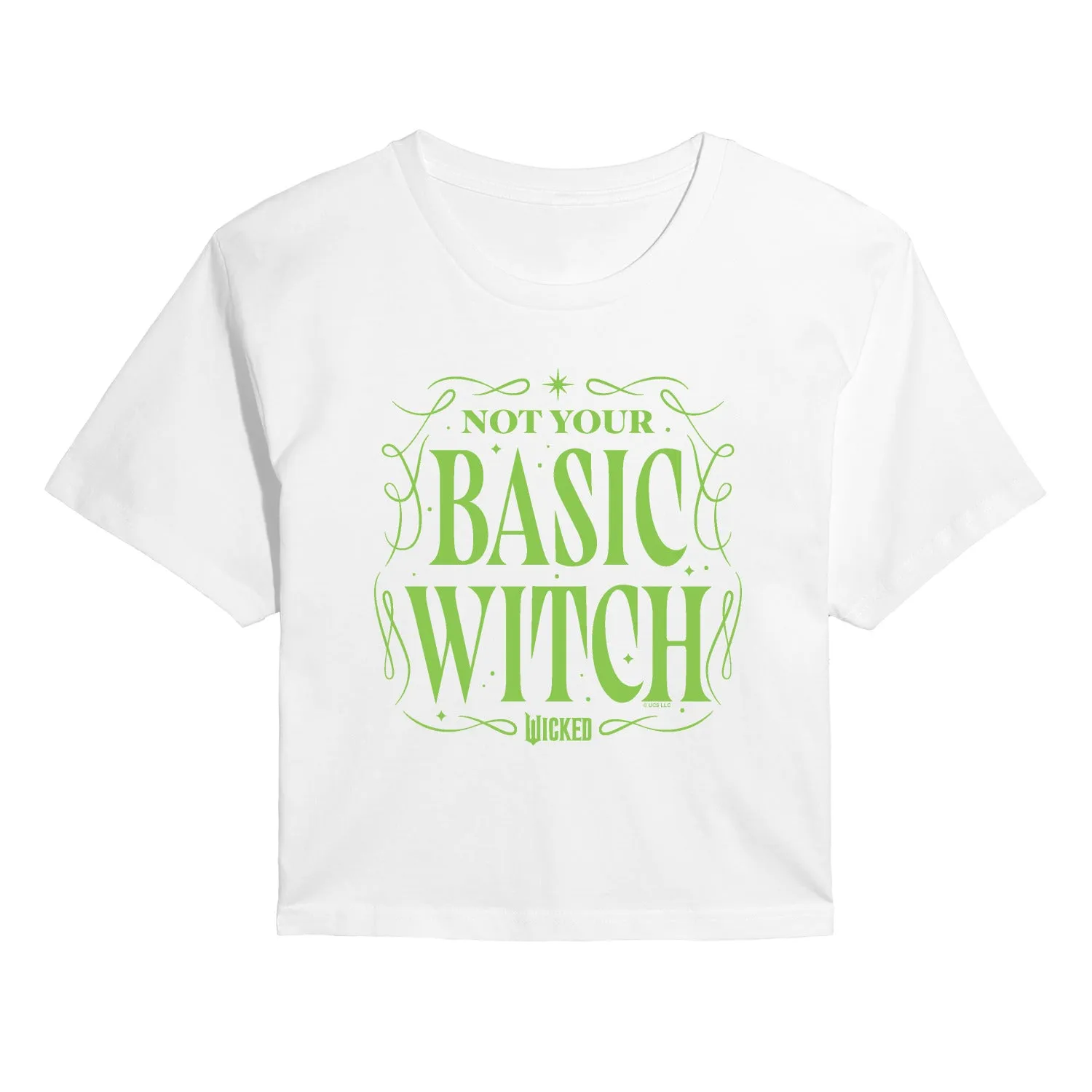 Wicked - Not Your Basic Witch - Men's Juniors Cropped Graphic T-shirt sold by Zulily product image thumbnail 3
