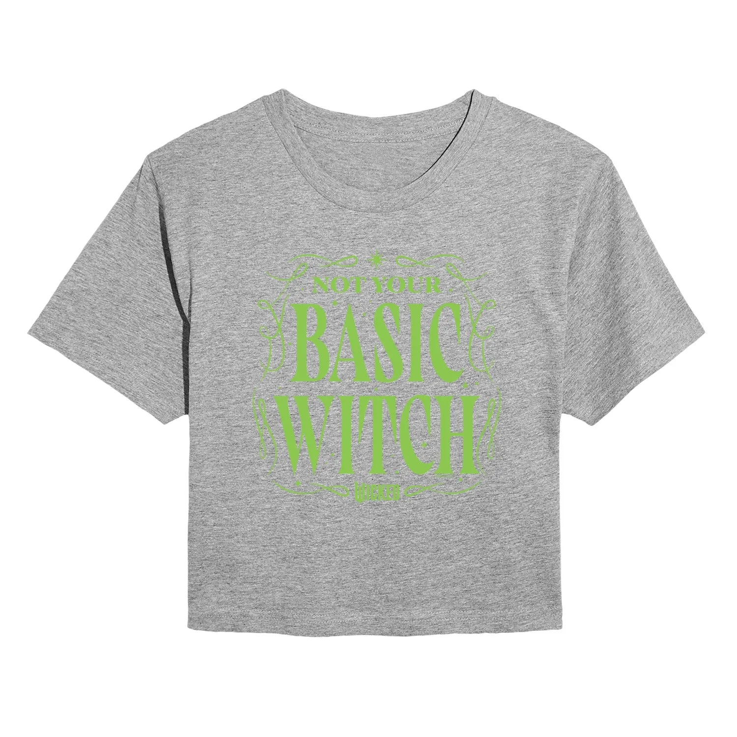 Wicked - Not Your Basic Witch - Men's Juniors Cropped Graphic T-shirt sold by Zulily product image thumbnail 2