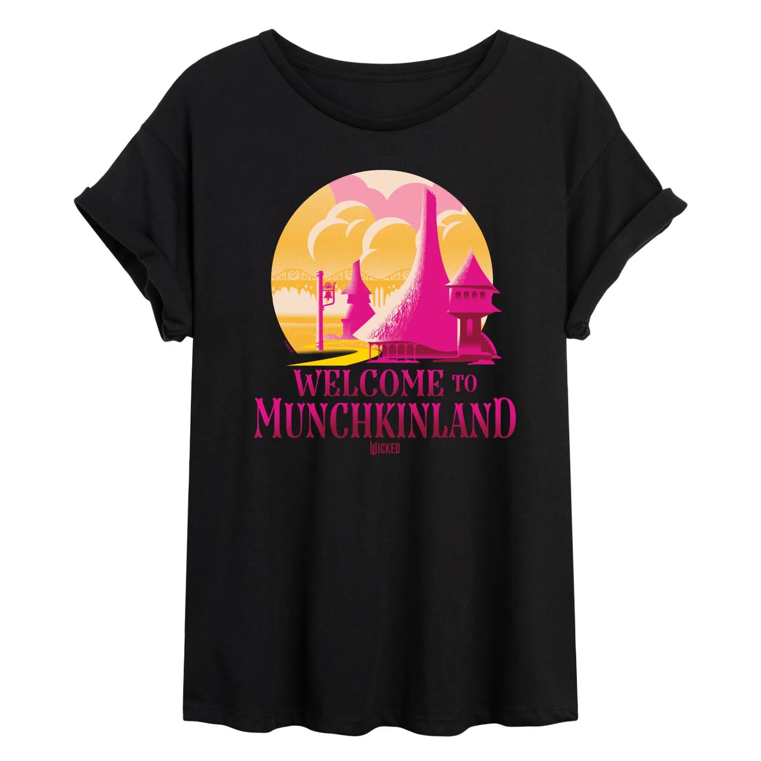 Wicked - Munchkinland - Women's Oversized Graphic T-shirt sold by Zulily product image thumbnail 2