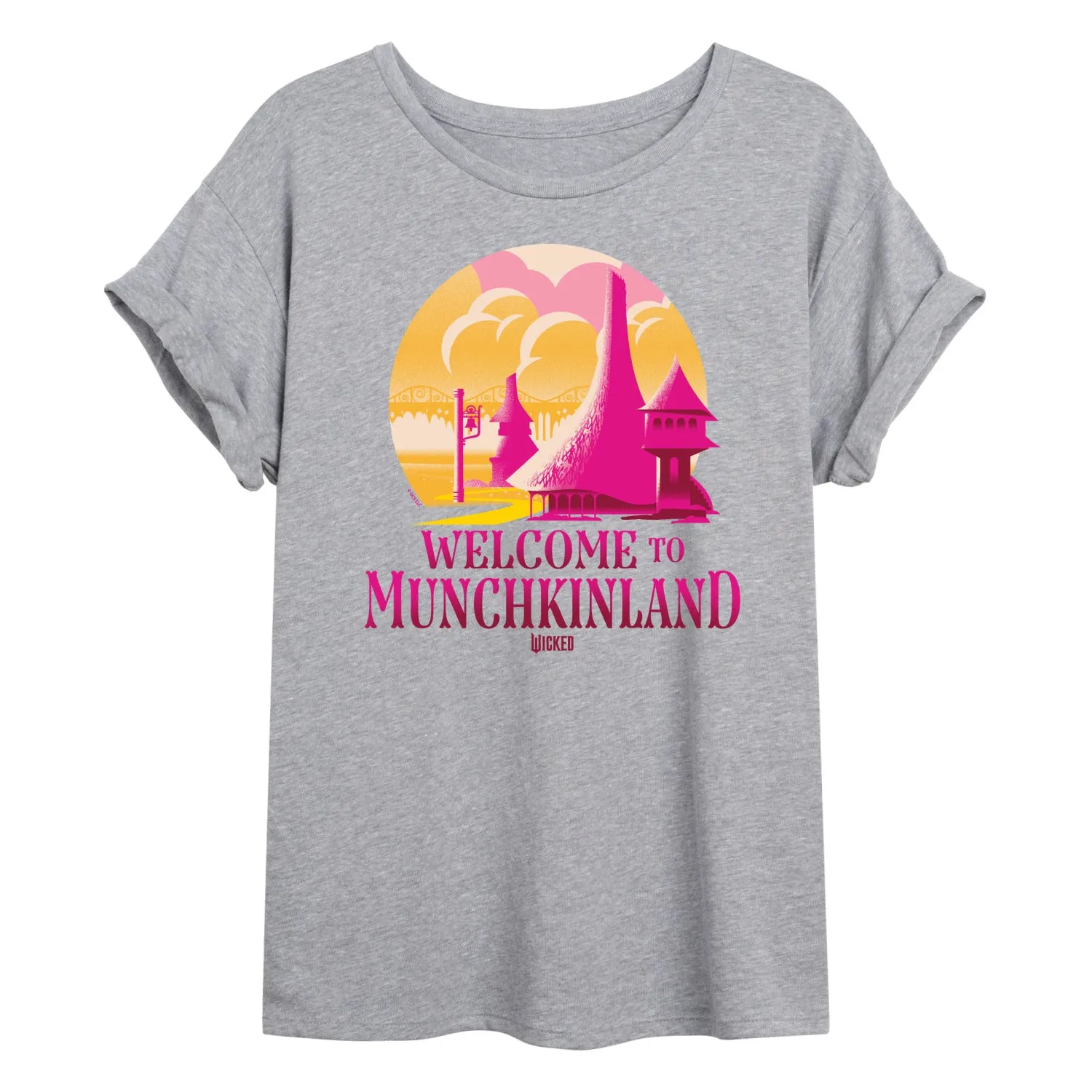 Wicked - Munchkinland - Women's Oversized Graphic T-shirt sold by Zulily product image thumbnail 3