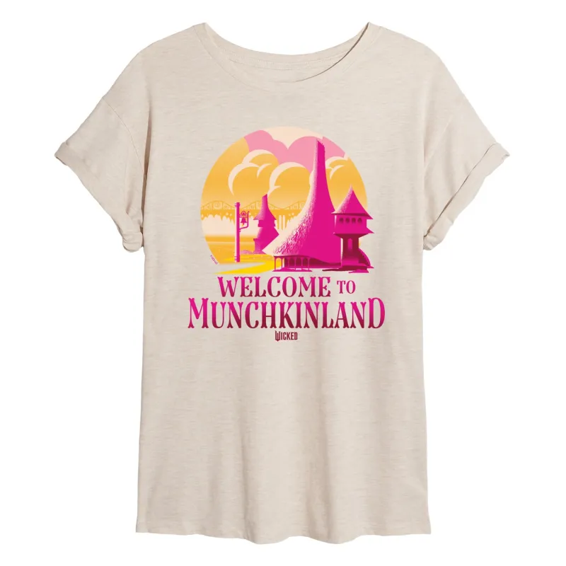 Wicked - Munchkinland - Women's Oversized Graphic T-shirt sold by Zulily