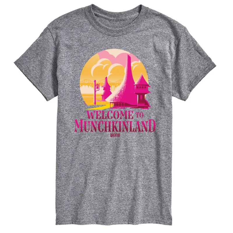 Wicked - Munchkinland - Men's Short Sleeve Graphic T-shirt sold by Zulily