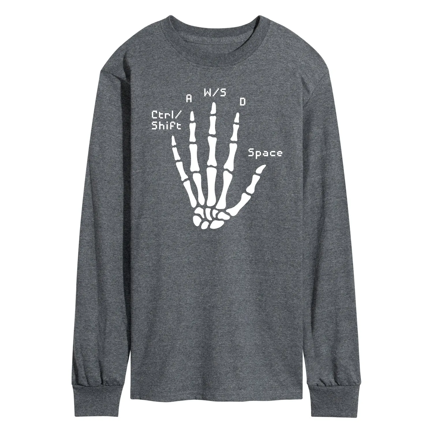 Instant Message - Gamer Hand - Men's Long Sleeve Graphic T-Shirt sold by Zulily product image thumbnail 2