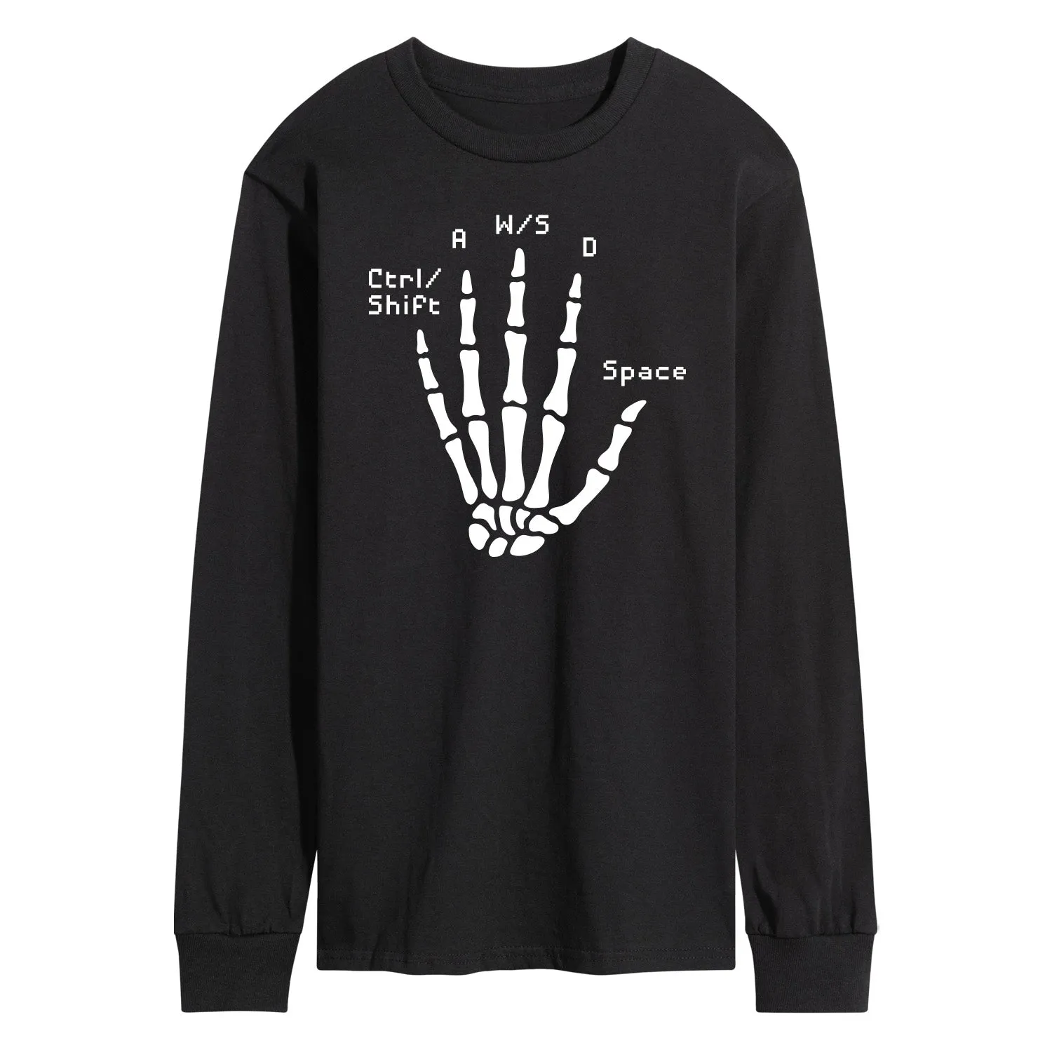 Instant Message - Gamer Hand - Men's Long Sleeve Graphic T-Shirt sold by Zulily